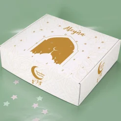 Ramadan Kalender für Mädchen und Jungen mit Name zum selbst Befüllen | Mondsichel