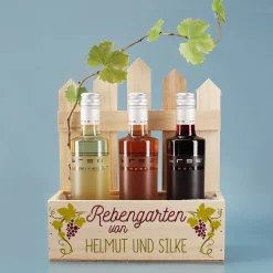 Rebengarten - Pflanzkiste mit drei BREE Weinen