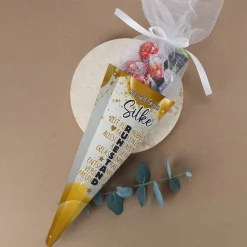 Rentnertüte zum Ruhestand - kleine Schultüte mit Name