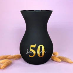 Ritzenhoff Vase zum Geburtstag personalisiert mit Name & Alter | 3 Farben zur Auswahl