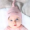 Rosa Babymütze Kleine Schwester