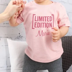 Rosa T-Shirt für Babys Limited Edition mit Name