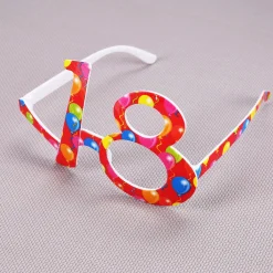 Rote Party Brille - 18