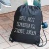 Rucksack Bitte nicht schubsen - in mehreren Farben mit Wunschtext