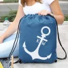 Rucksack mit Anker und Ihren Initialen