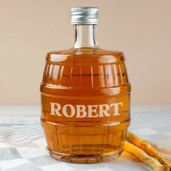 Rum-Flasche - Fass - mit Namensgravur