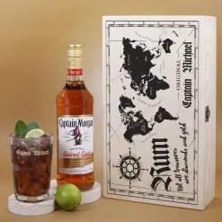 Rum-Set mit Captain Motiv