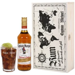 Rum-Set mit Captain Motiv