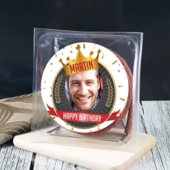 Salami Kabeltrommel mit Foto - witziges Geburtstagsgeschenk für Männer