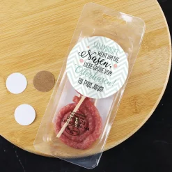 Salami Snack zu Ostern für Männer mit Ihrem Text