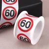 Satin-Geschenkband 60 Jahre