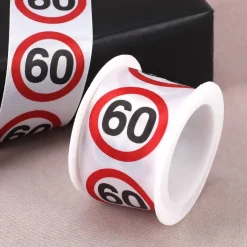 Satin-Geschenkband 60 Jahre
