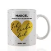 Scheiß auf Valentinstag ich liebe dich jeden Tag - Tasse mit Name & Farbauswahl