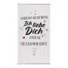 Scheiß auf Valentinstag Ich liebe Dich jeden Tag - Geschenkbox zum Valentinstag mit Wunschtext