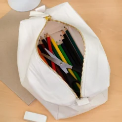 Schlampermäppchen & Beautycase mit Herz als Geschenk für Frauen | Tasche personalisiert in 2 Größen