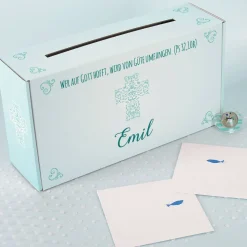 Schlichte Briefbox zu religiösem Anlass