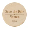 5 schlichte Save the Date Magneten zur Hochzeit