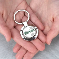 Schlüsselanhänger mit Name für Fußballer