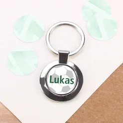 Schlüsselanhänger mit Name für Fußballer