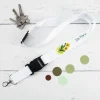 Schlüsselband mit Name personalisiert und Löwenzahn-Motiv