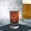 Schnapsglas mit Herzmotiv und Name