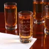 Schnapsglas zur Hochzeit mit Gravur unendliche Liebe, Namen und Datum