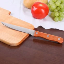 Schneidebrett mit integriertem Messer und Gravur Wurschtbrett