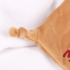 Schnuffeltuch mit Namen bestickt - Bär