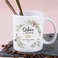Schön, war es mit dir - Tasse zum Abschied