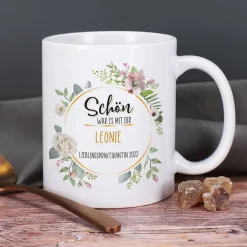 Schön, war es mit dir - Tasse zum Abschied