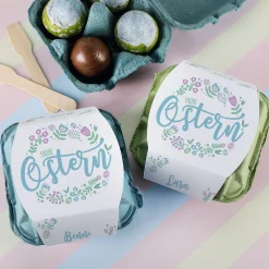 Schokoeier im Eierkarton 