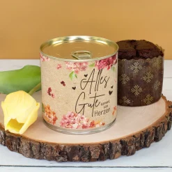 Schokoladen Brownie Kuchen in der Dose zum Geburtstag | Alles Gute von Herzen in Bäckerqualität