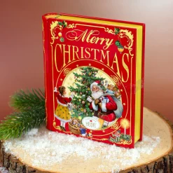 Schokoladenbuch Weihnachts-Nostalgie aus Metall