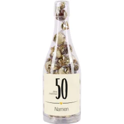 Schokopralinenflasche - 50 Jahre zusammen