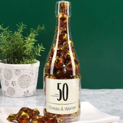 Schokopralinenflasche - 50 Jahre zusammen