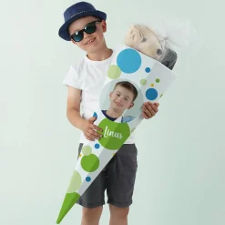 Schultüte für Jungen mit Foto und Name