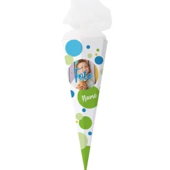 Schultüte für Jungen mit Foto und Name