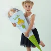Schultüte für Mädchen mit kleiner Fee und Wunschname
