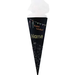 Schultüte in Tafeloptik mit Namensaufdruck