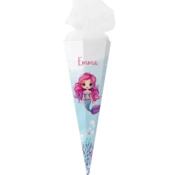 Schultüte mit Meerjungfrau und Wunschname