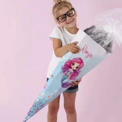 Schultüte mit Meerjungfrau und Wunschname