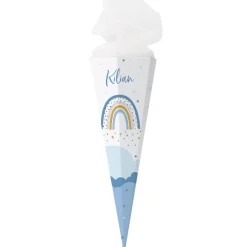 Schultüte mit Regenbogenmotiv für Jungen