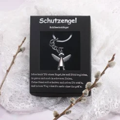 Schutzengel als Schlüsselanhänger in Geschenkverpackung