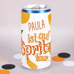 Secco-Dose - Auf Spritztour - mit Ihrem persönlichen Wunschnamen