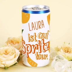 Secco-Dose - Auf Spritztour - mit Ihrem persönlichen Wunschnamen