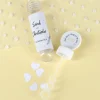 Seifenblasen 6er Set als Gastgeschenk zur Hochzeit personalisiert mit Namen & Datum | Eukalyptus