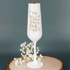 Sekt Geschenkset - graviertes Glas mit Scavi & Ray Piccolo