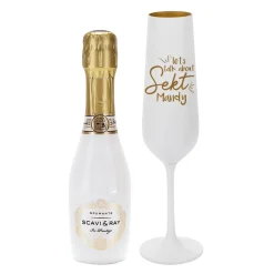 Sektglas und Scavi & Ray Piccolo - Let's talk about Sekt