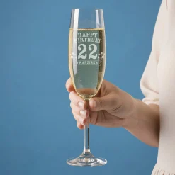 Sektglas von Leonardo zum Geburtstag mit Gravur