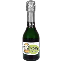 Sekt zu Ostern mit niedlichem Osterhasen und Wunschname | Geldermann Flaschengärung